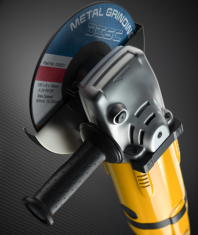 Amoladora industrial.