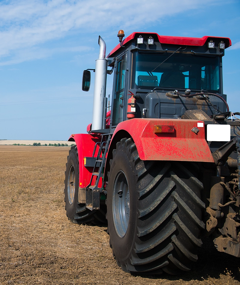 Neumáticos de tractores.